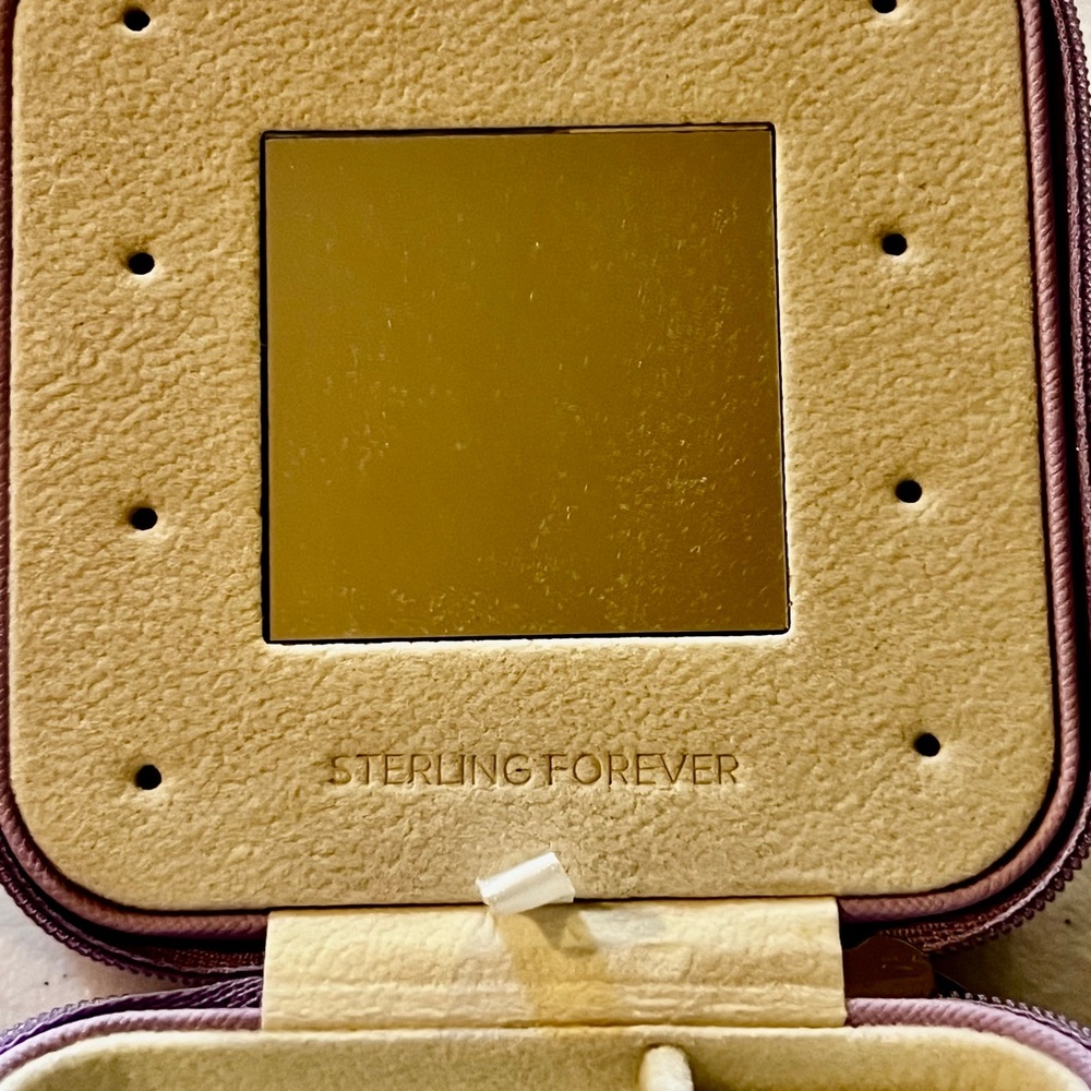 Lavender Travel Jewelry Case by Sterling Forever - Picture 8 of 8